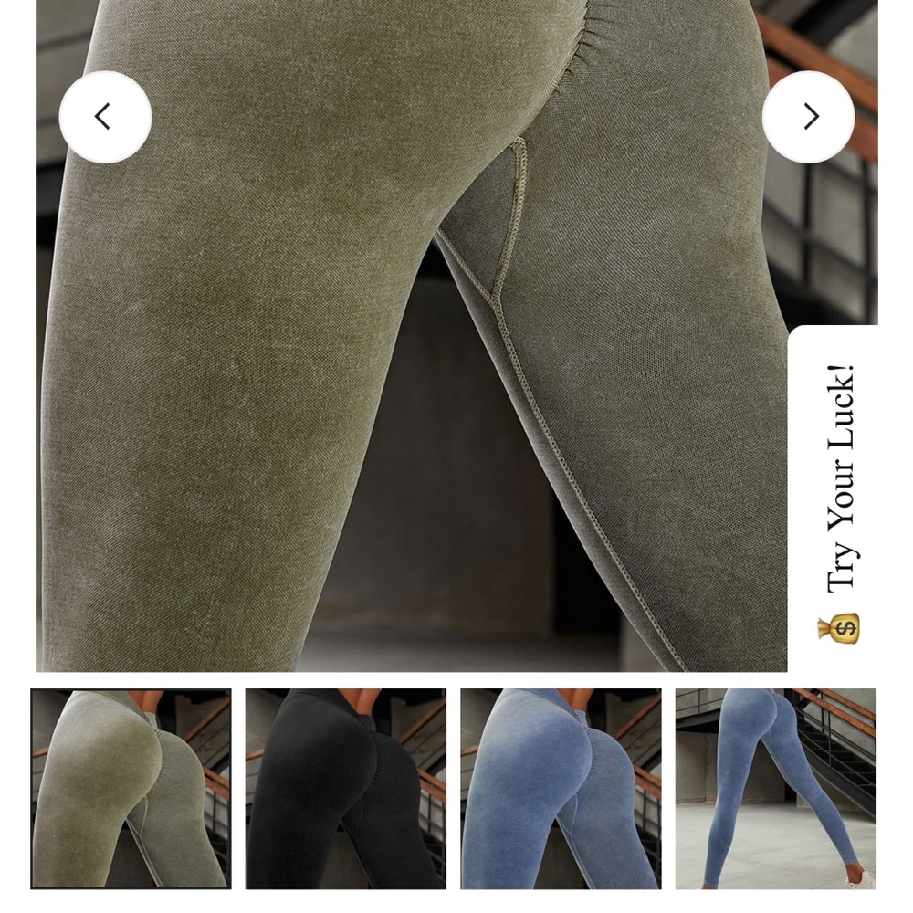 Olive Green Women's Leggings